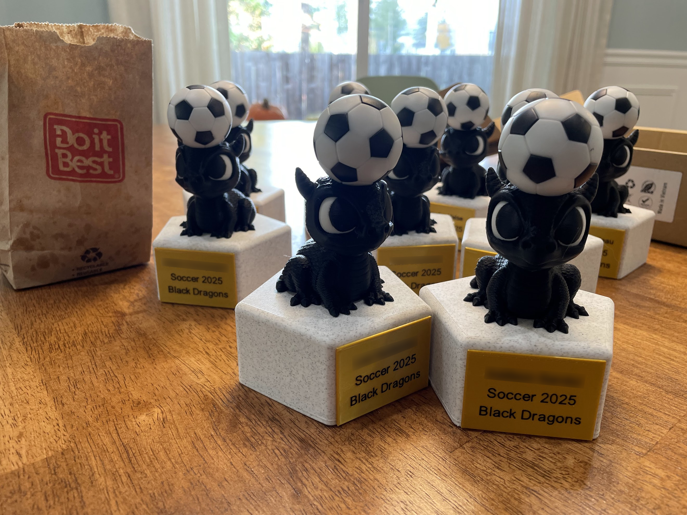 Black Dragons Trophies
