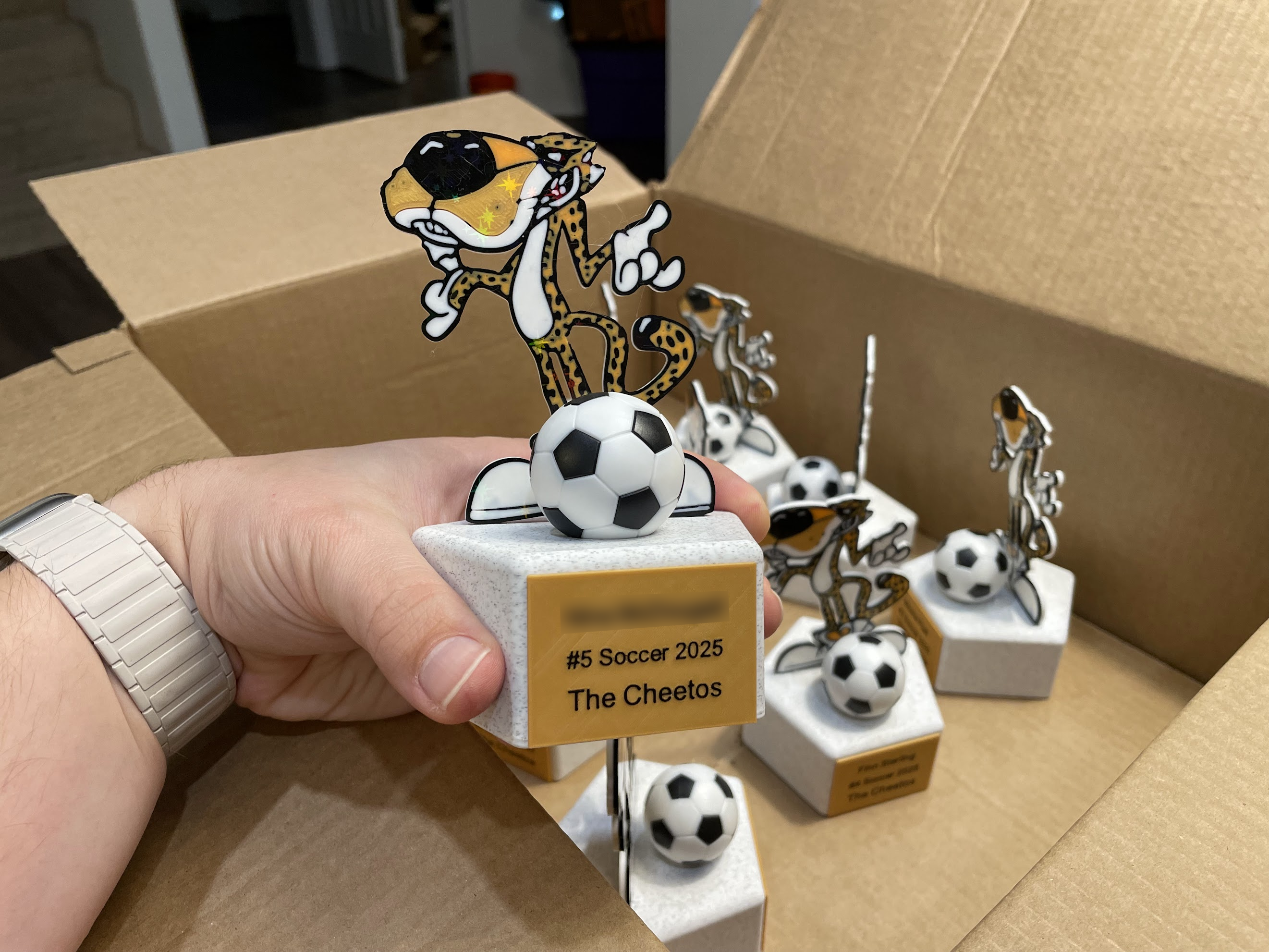 Orange Cheetos Trophies